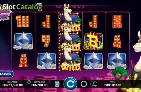 Οθόνη4. Billion Llama in Vegas Κουλοχέρης