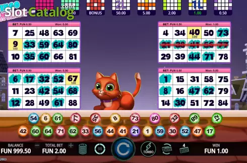 Οθόνη3. Bingo Gatinho Κουλοχέρης