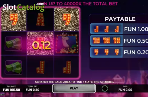 Οθόνη3. Billion Llama Scratchcard Κουλοχέρης
