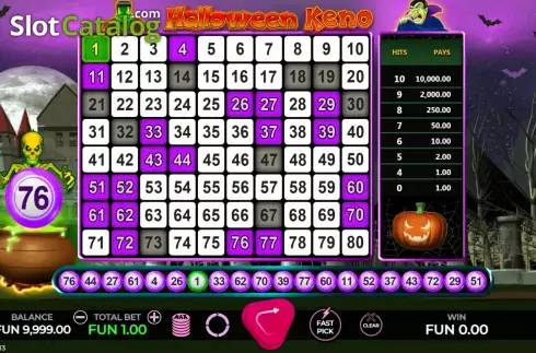 Οθόνη4. Halloween Lotto Κουλοχέρης