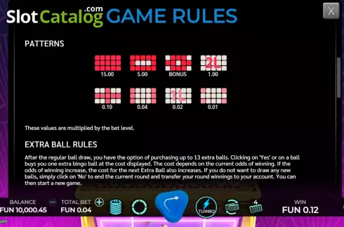 Οθόνη5. Bingo Royale Κουλοχέρης 