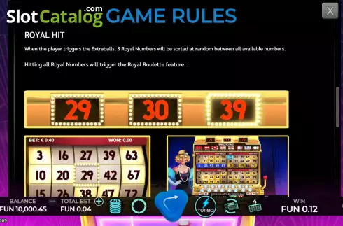 Οθόνη6. Bingo Royale Κουλοχέρης 