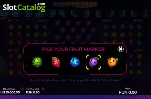 Οθόνη2. Fruitverse Κουλοχέρης
