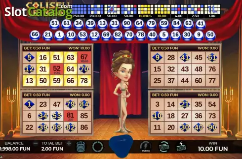 Οθόνη3. Coliseu Bingo Κουλοχέρης