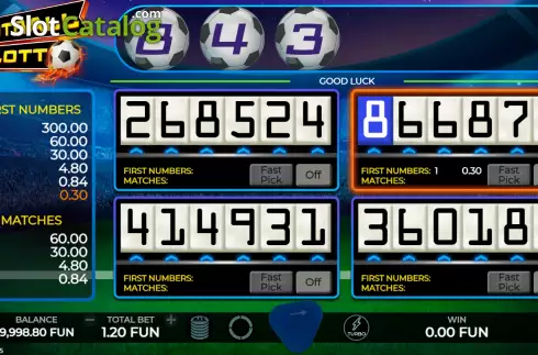 Οθόνη3. Football Lotto Κουλοχέρης