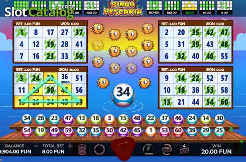 Οθόνη4. Bingo Pescaria Κουλοχέρης