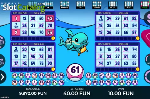 Οθόνη4. @Whale Bingo Κουλοχέρης 