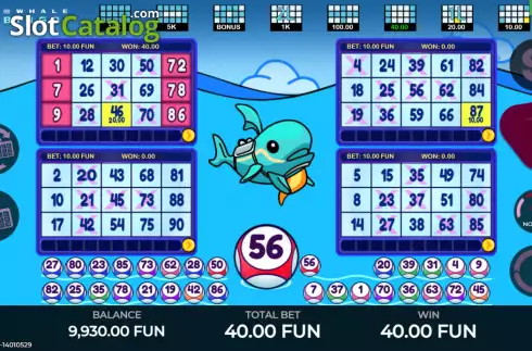 Οθόνη5. @Whale Bingo Κουλοχέρης 