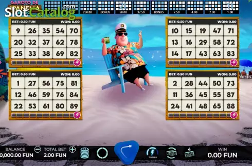 Οθόνη2. Garoto de Ipanema Bingo Κουλοχέρης