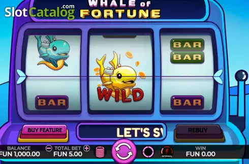 Οθόνη2. Whale of Fortune (Caleta Gaming) Κουλοχέρης