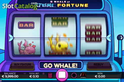 Οθόνη3. Whale of Xtreme Fortune Κουλοχέρης