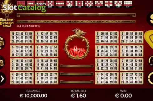 Οθόνη2. Golden Dragon Bingo Κουλοχέρης