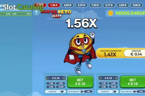 Οθόνη3. Super Beto Crash Κουλοχέρης 