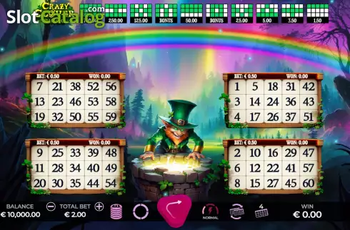 Οθόνη2. Crazy Clover Bingo Κουλοχέρης