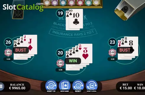 Οθόνη2. Blackjack Royale Κουλοχέρης