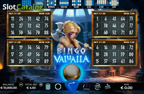 Οθόνη2. Bingo Valhalla Κουλοχέρης