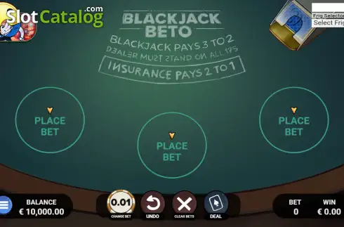 Οθόνη2. Blackjack Beto Κουλοχέρης