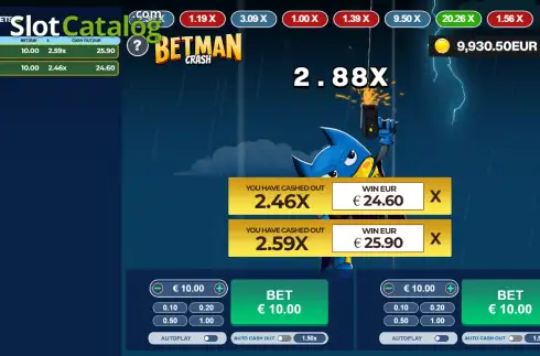 Οθόνη3. Betman Crash Κουλοχέρης 