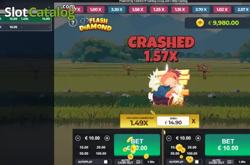 Οθόνη3. FashionTV Flash Diamond Κουλοχέρης 
