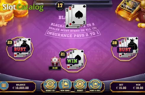 Οθόνη3. Blackjack Joker Κουλοχέρης