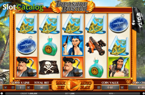 Οθόνη2. Treasure Buster Κουλοχέρης
