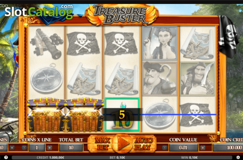 Οθόνη3. Treasure Buster Κουλοχέρης