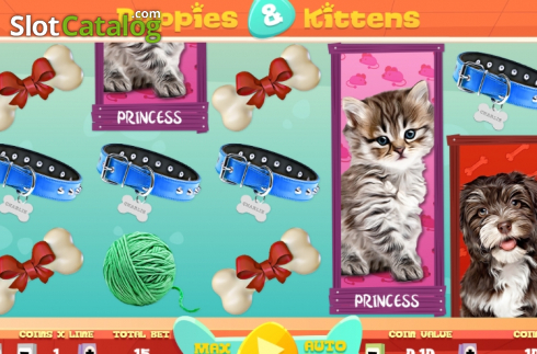 Οθόνη2. Puppies and Kittens Κουλοχέρης