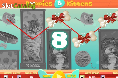 Οθόνη3. Puppies and Kittens Κουλοχέρης