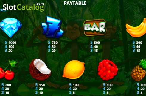 Οθόνη6. 3 Monkeys (Capecod Gaming) Κουλοχέρης