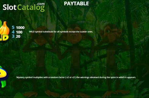 Οθόνη7. 3 Monkeys (Capecod Gaming) Κουλοχέρης