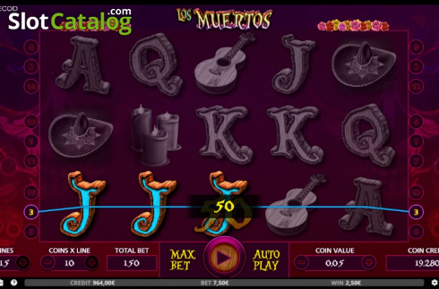 Οθόνη3. Los Muertos (Capecod Gaming) Κουλοχέρης