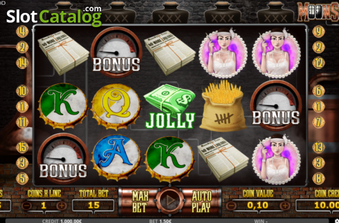 Οθόνη2. Moonshine (Capecod Gaming) Κουλοχέρης