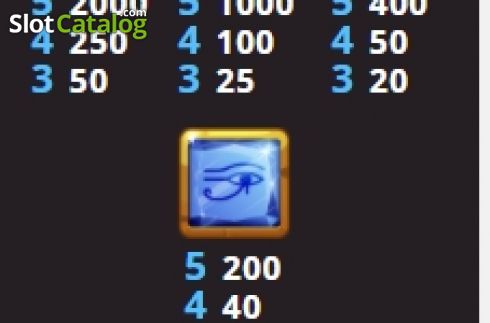 Οθόνη6. Gems of Egypt (Capecod Gaming) Κουλοχέρης 