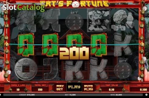 Οθόνη4. Cats Fortune Κουλοχέρης