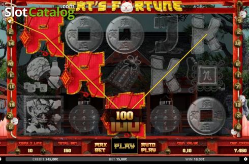 Οθόνη5. Cats Fortune Κουλοχέρης