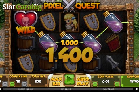 Οθόνη3. Pixel Quest (Capecod Gaming) Κουλοχέρης 