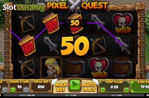 Οθόνη4. Pixel Quest (Capecod Gaming) Κουλοχέρης 