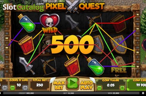Οθόνη5. Pixel Quest (Capecod Gaming) Κουλοχέρης 