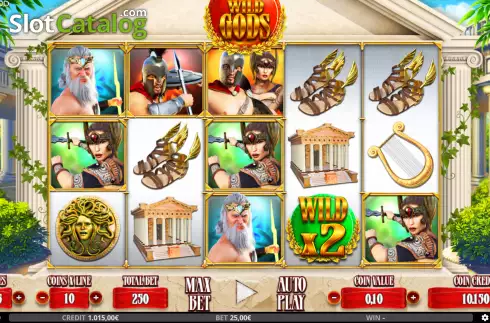 Οθόνη2. Wild Gods (Capecod Gaming) Κουλοχέρης