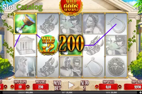 Οθόνη3. Wild Gods (Capecod Gaming) Κουλοχέρης