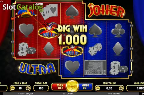 Οθόνη5. Ultra Joker (Capecod Gaming) Κουλοχέρης