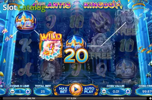 Οθόνη3. Atlantis Kingdom Κουλοχέρης 