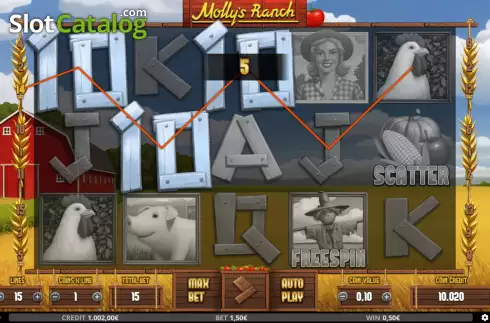 Οθόνη3. Molly's Ranch Κουλοχέρης