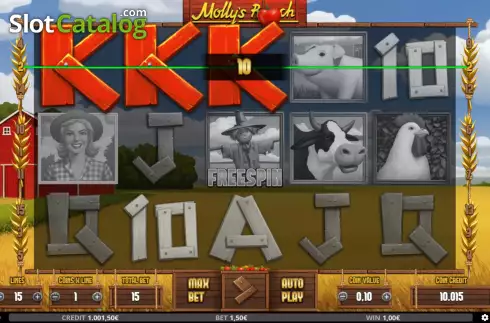 Οθόνη4. Molly's Ranch Κουλοχέρης