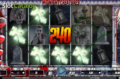 Οθόνη4. Midnight Creatures Κουλοχέρης