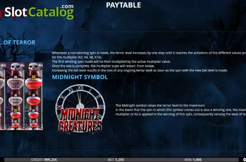 Οθόνη8. Midnight Creatures Κουλοχέρης