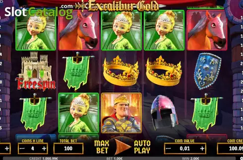 Οθόνη2. Excalibur Gold Κουλοχέρης