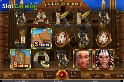 Οθόνη2. Anubi's Treasure Κουλοχέρης 