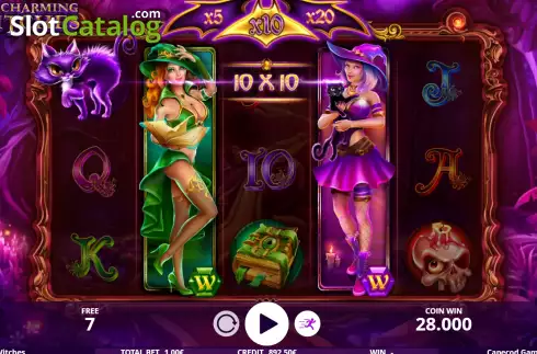 Οθόνη7. Charming Witches Κουλοχέρης