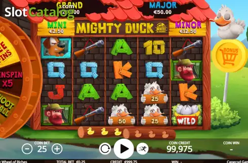 Οθόνη2. Mighty Duck Wheel of Riches Κουλοχέρης